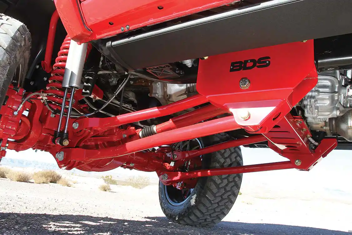 Getting the Ram to a more suitable height was done utilizing an 8-inch kit from BDS
