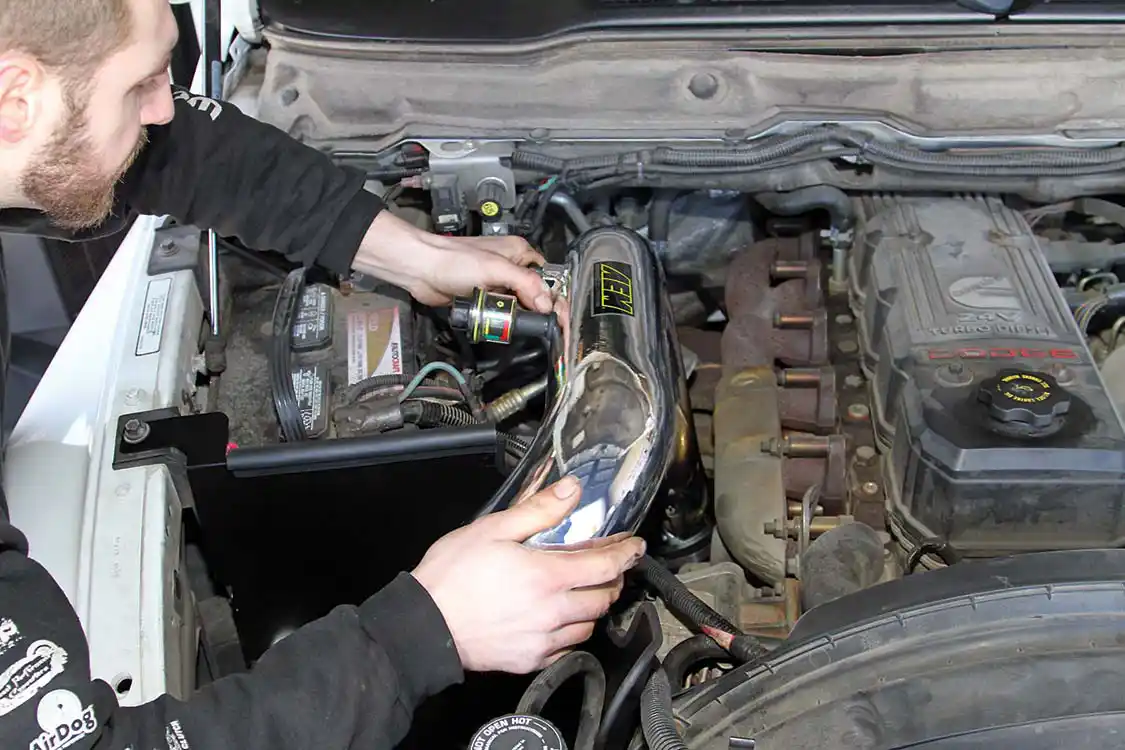 aluminum intake tube