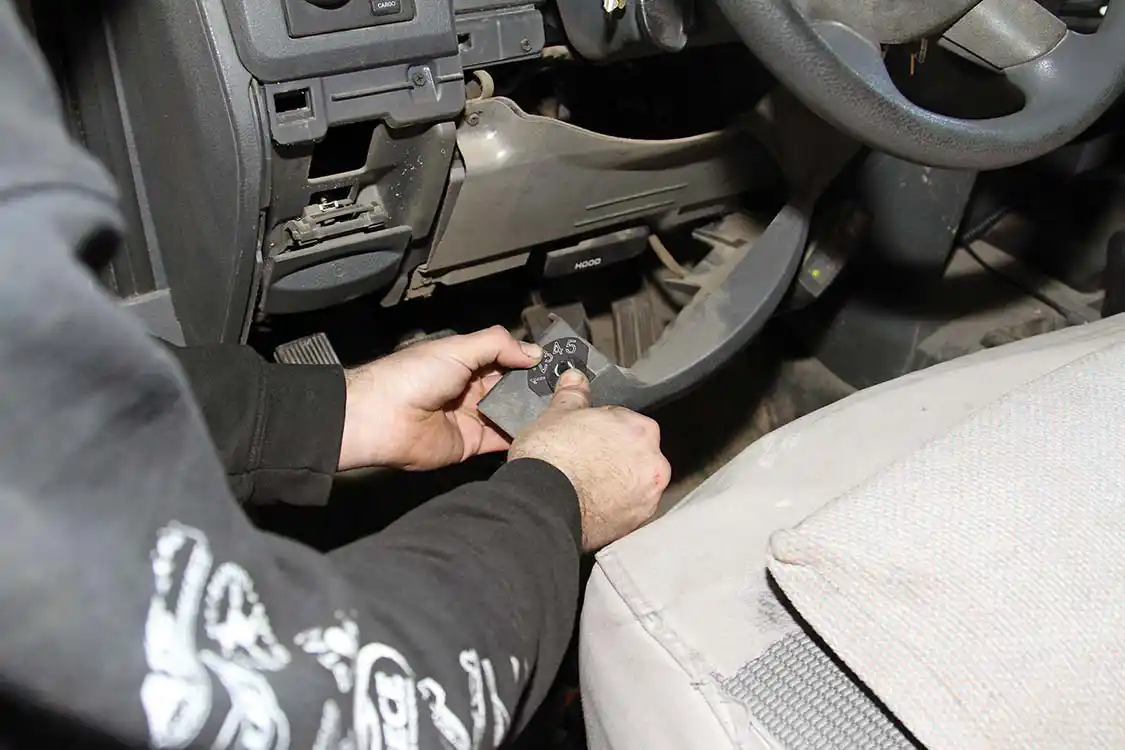 Meraz carefully installed the switch