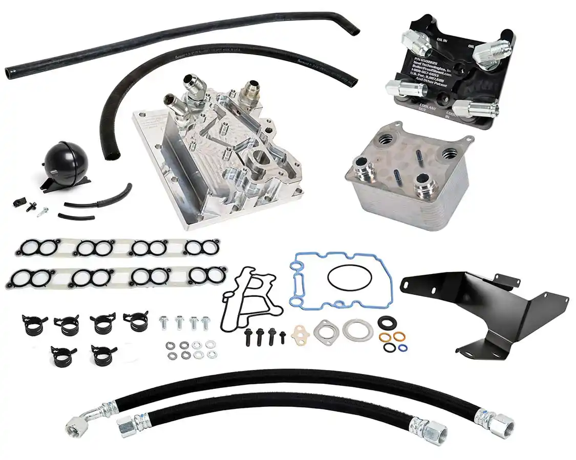 Liquid Oil Cooler Relocation Kit