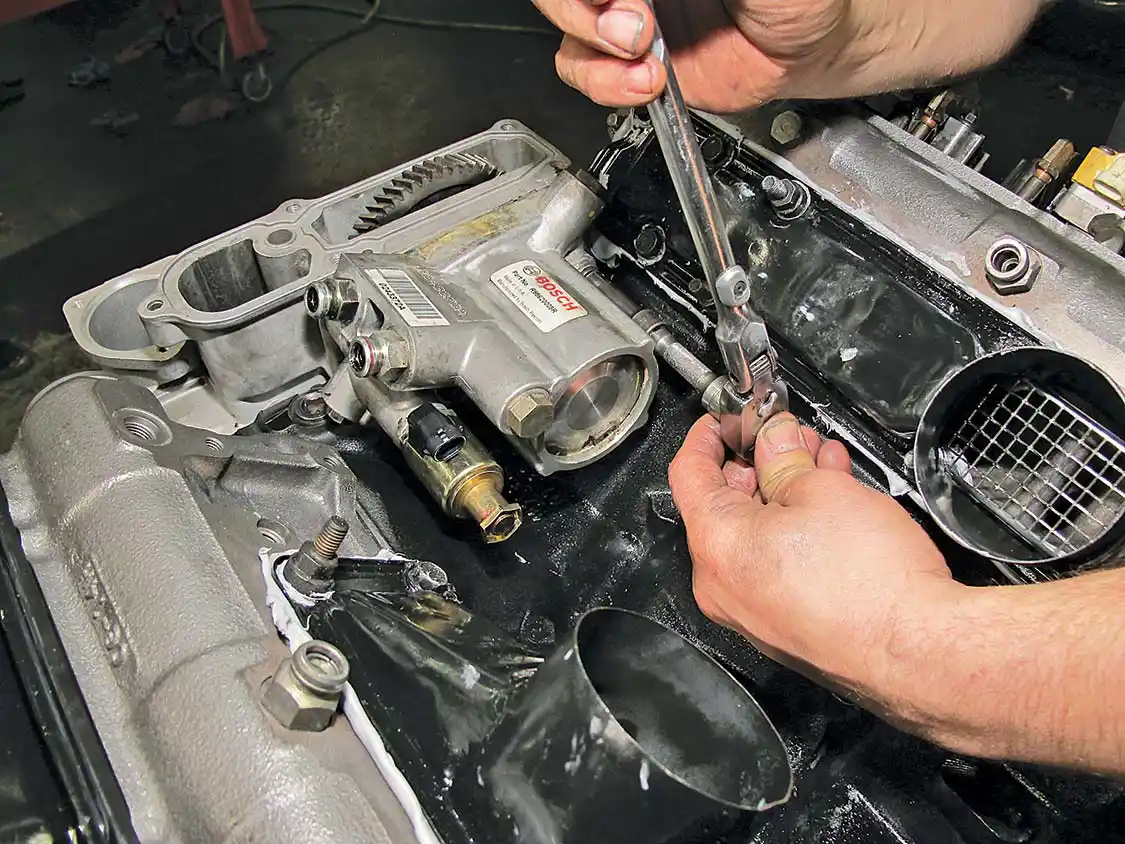 The 7.3L uses high-pressure oil to inject fuel, at a much higher pressure, into the combustion chamber.