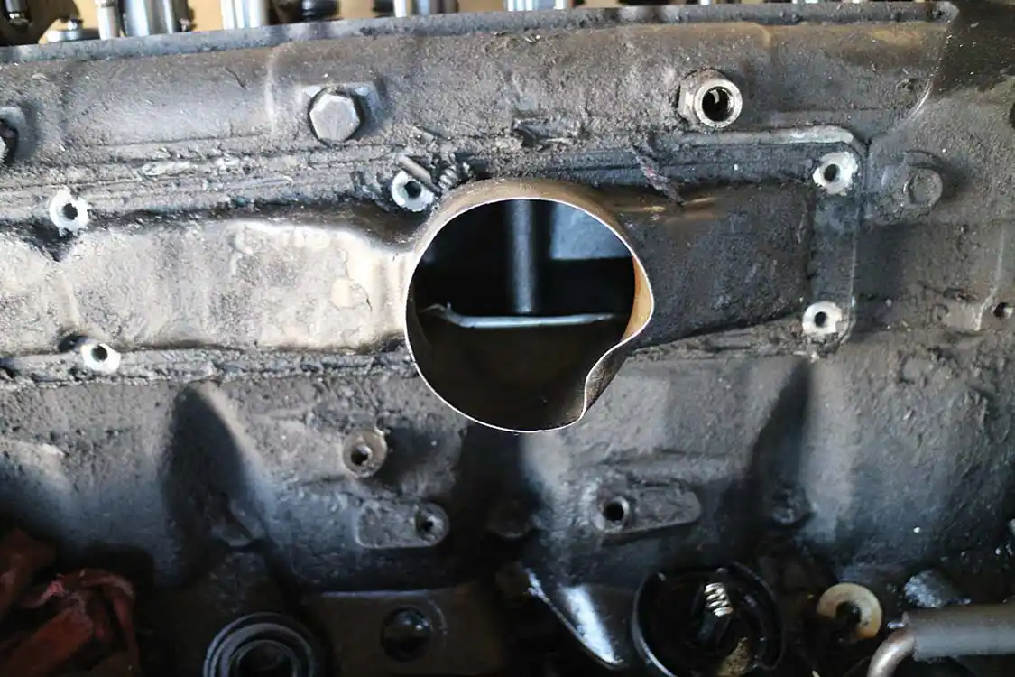 It’s common to find that the intake plenums on your 7.3L are crimped or otherwise damaged.