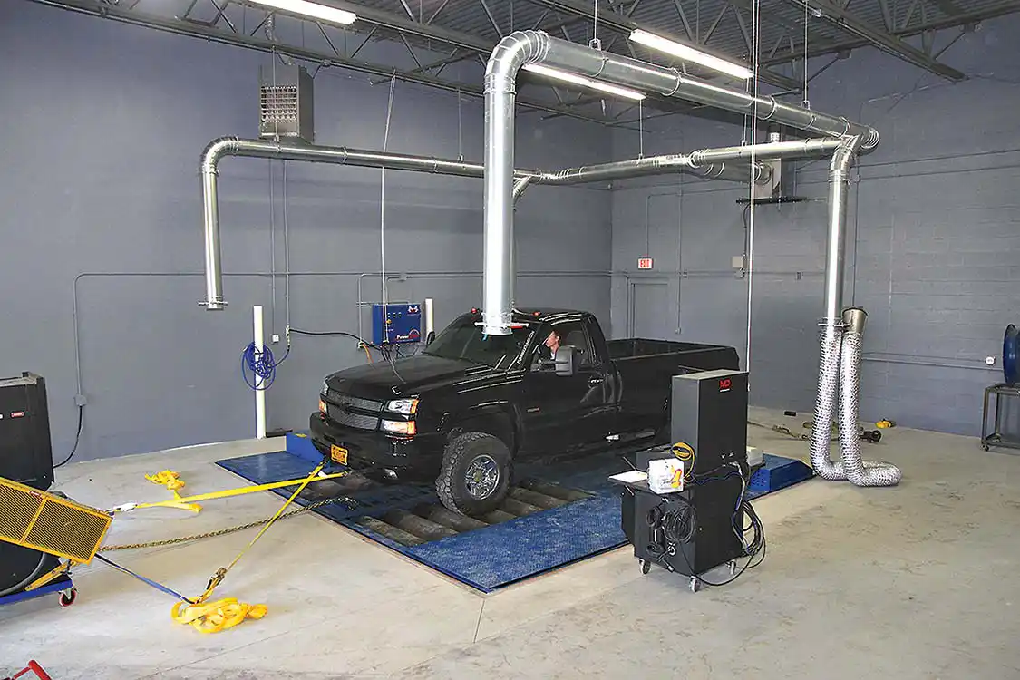 the in-house Mustang dyno