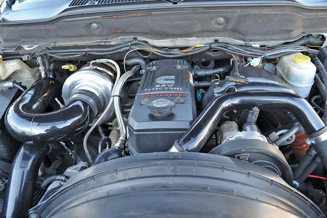 the 5.9L Cummins in Aaron's Dodge