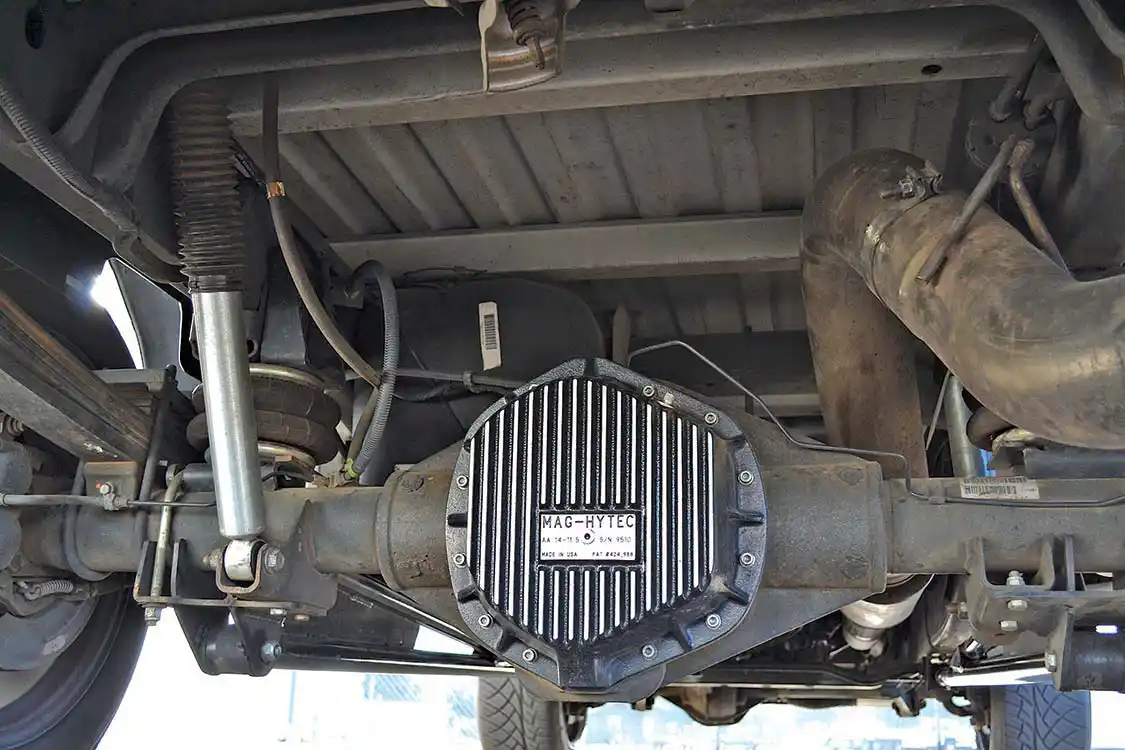 The performance modifications to Aaron's Ram weren't just limited to the engine and transmission.