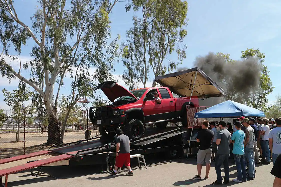 Jefferson State Diesel brought out their above-ground dyno. It was, as expected, loaded all weekend.