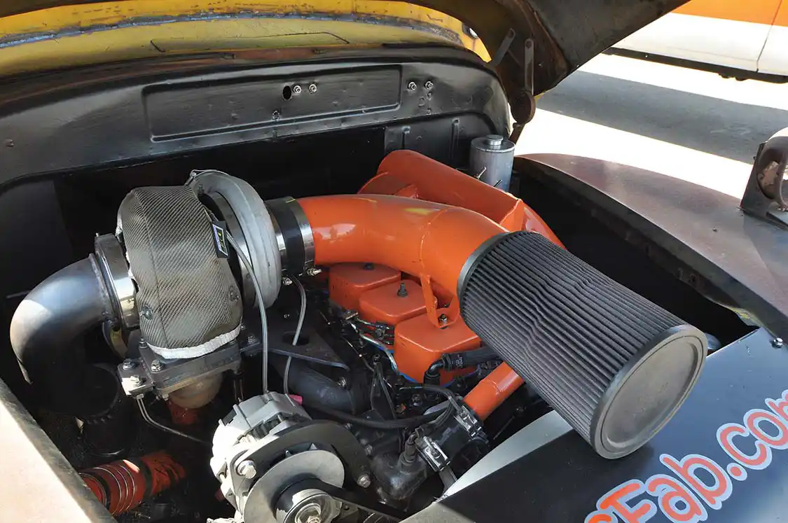 Under the hood of the Bus. 