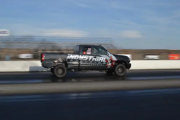 Brett Williams from Industrial Injection in his 2001 Chevy Duramax.