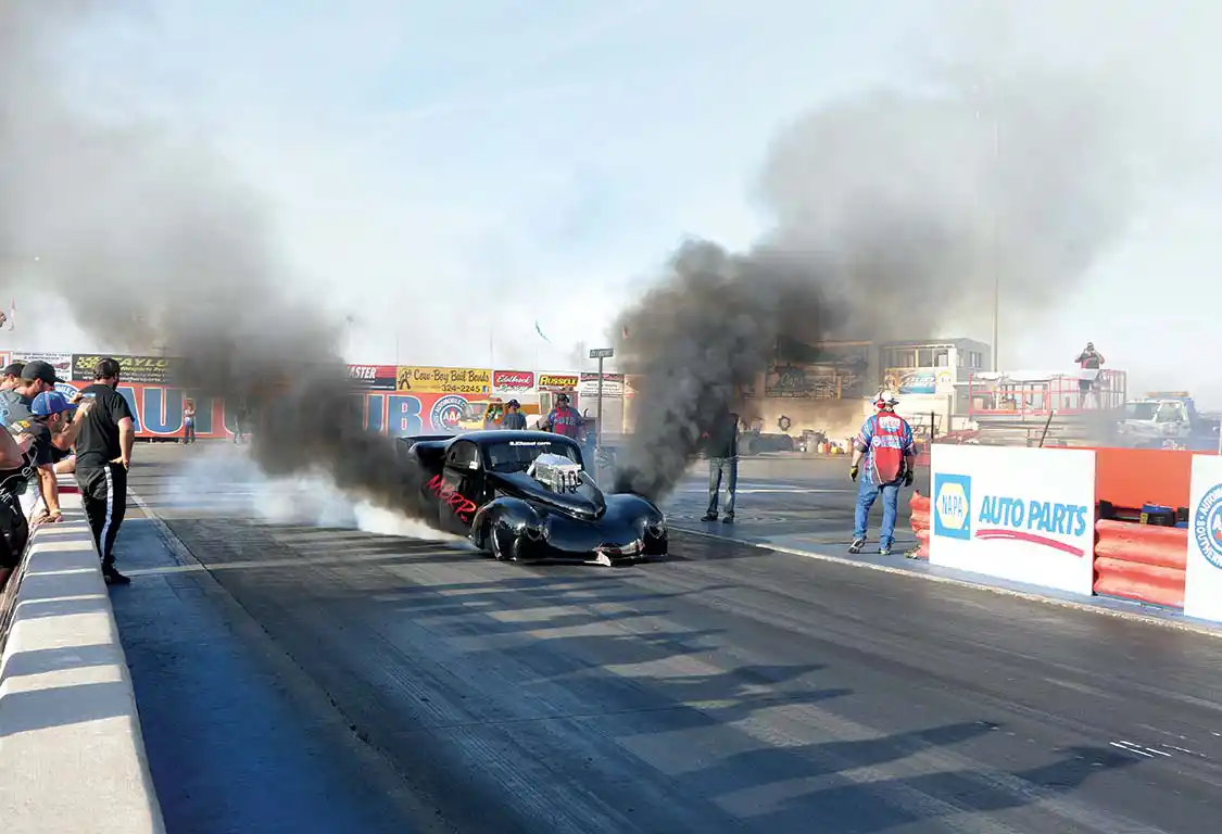 Ryan Milliken piloted the Duramax-powered, Pro Stock “Batmobile” to a win in Pro Stock.