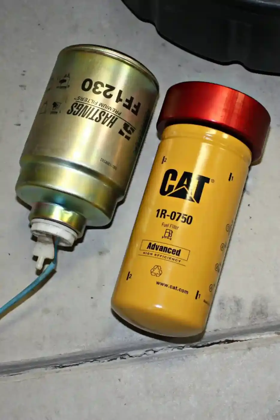 The Cat filter offers great flow with minimal restrictions and 2-micron filtration compared to the 8-10 microns of a stock filter.