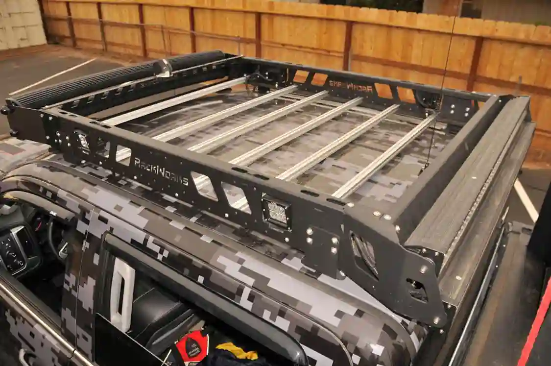 Twin LED light bars from Offroad LED truly light up the night when switched on. 