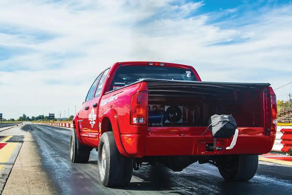 Bruce Block was the top dog in the Unlimited class for drag racing. He turned in a 10.17 ET at 135.04 mph. 