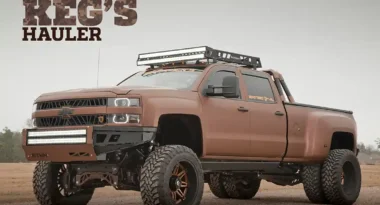 Starting life as an off-the-lot 2015 Chevy Silverado 3500HD, this truck has solid roots. Robbie Bryant developed a concept to take it to the next level, and with some help from a few friends in the business, built this unique 4x4.