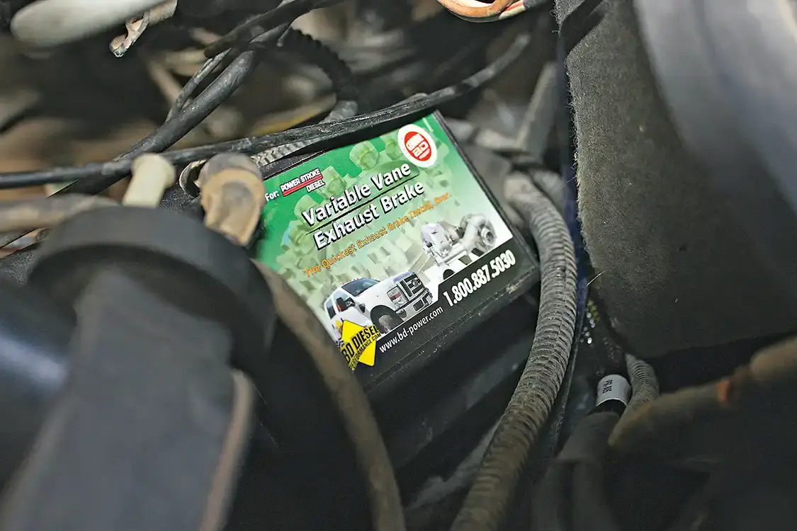 10. With most of the Tap Shifter installation completed, it was time to move onto the BD Diesel VVT Exhaust Brake module.