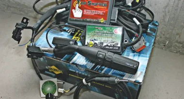 1. The new Tap Shifter and Variable Vane Exhaust Brake kits from BD Diesel are the answer to every 6.4L Power Stroke owner’s dreams. Whether being used for heavy towing or just a high-performance application that could benefit from better control of the transmission, these two systems paired together are a surefire way to improve driving experience.