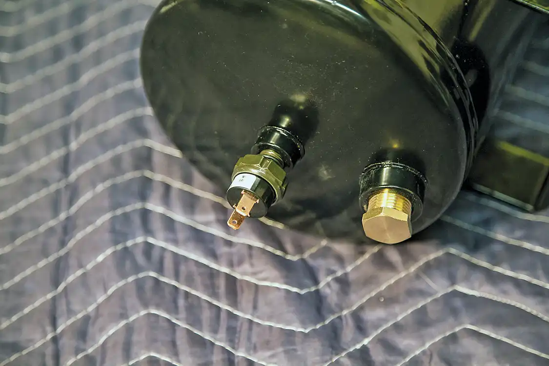 13. The live Kleinn tech line warned us that one of the most common installation mistakes is over-tightening the air pressure switch or safety check valve. Doing so will cause it to improperly function and-- in turn-- blow the inline fuse. Don't forget the Air Horn Juice on all the threaded components.