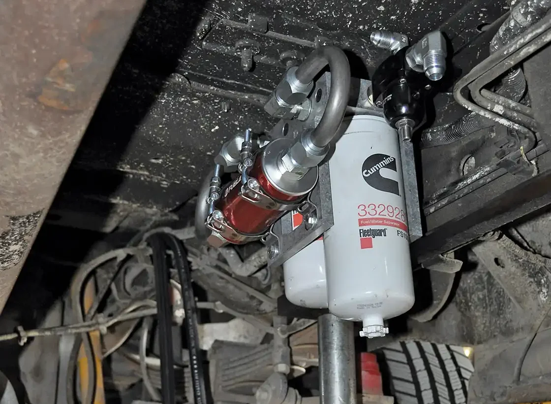 11. The pump assembly was then bolted in its new home once and for all.