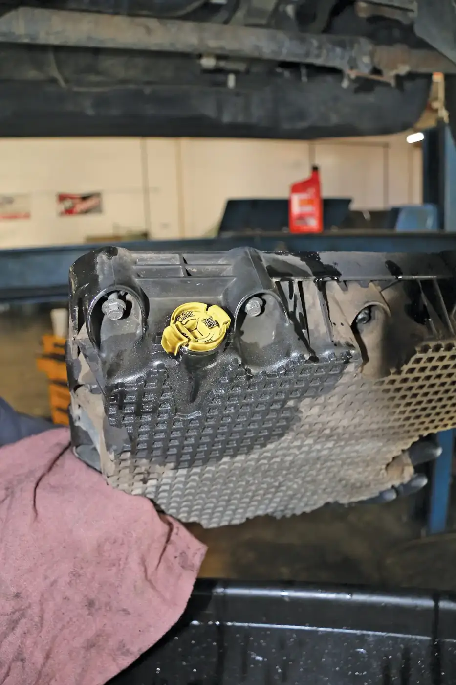 Early 6.7L Power Stroke (Scorpion) diesel engines came with a composite oil pan. These are subject to leaking over time. Without an upgrade, you’ll be dripping your oil on the ground as it passes though the engine.