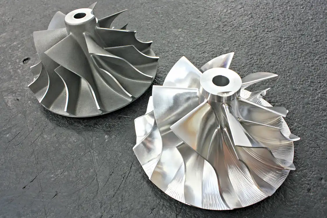 13. Along with the internal upgrades to the S365 FMW, HT Turbo also uses a genuine BorgWarner 64.5mm FMW compressor wheel that offers better spool-up without sacrificing airflow compared to the basic 66mm cast compressor wheel.