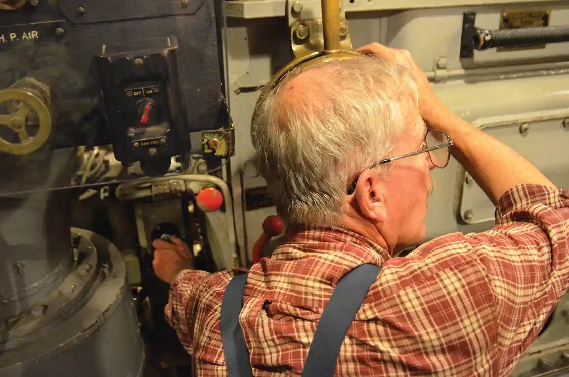 Now that the engine was warmed up, it was time to fine tune the idle. Charles Butcher had no problem doing this by ear.