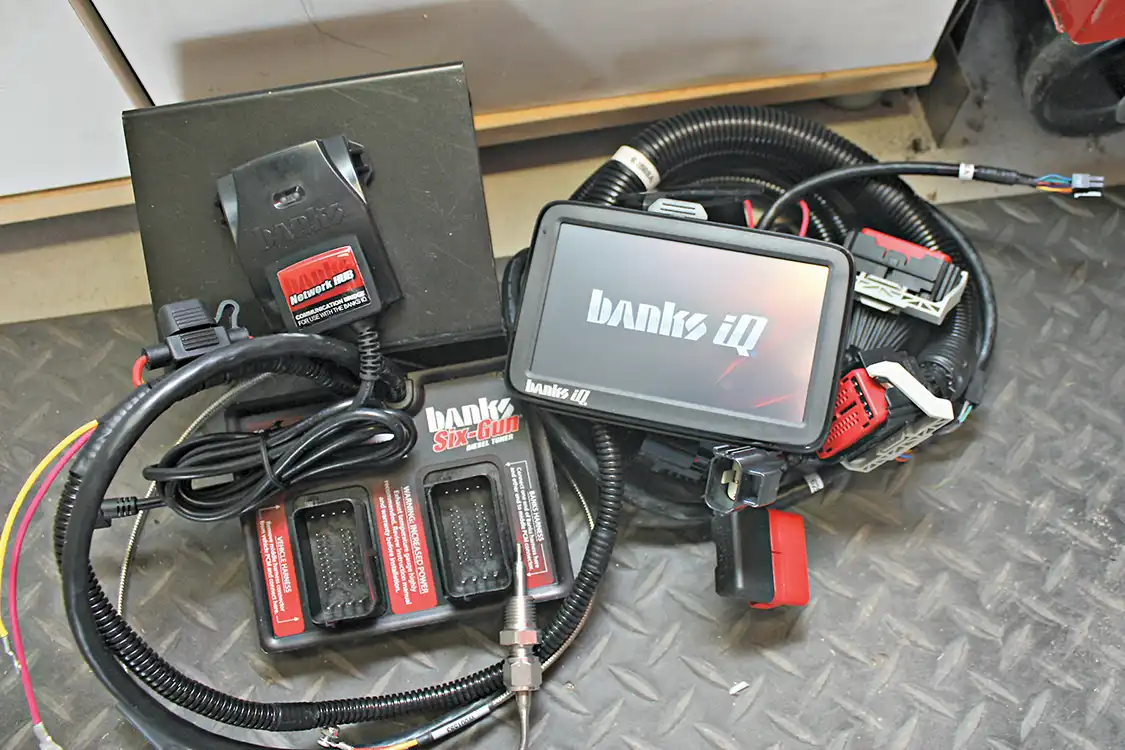 9. The Banks Six Gun tuner paired with their innovative iQ monitor serves two main purposes: improved engine performance and efficiency with the added security of being able to monitor engine vitals.