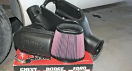 1. The Banks Ram-Air Intake system is a simple to install stock replacement kit that increases airflow by up to 38 percent on the 6.0L Power Stroke, which improves throttle response and turbo spool-up time.