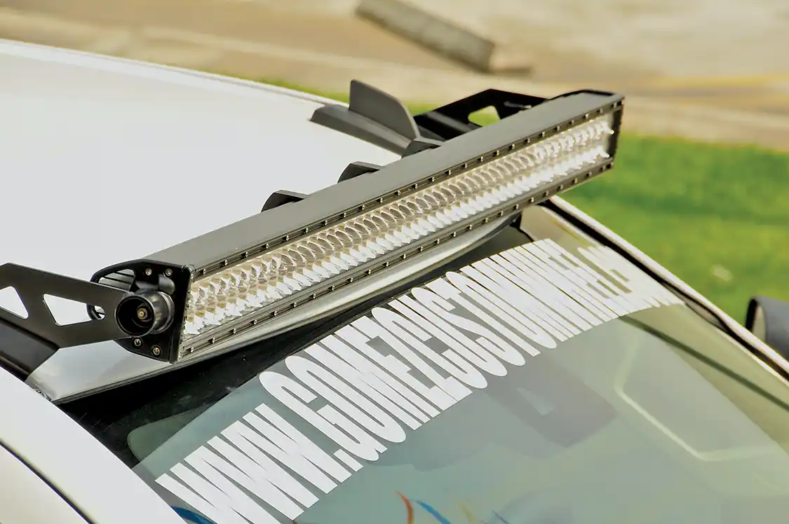 16. The Rigid Industries 50-inch LED light bar is pretty darn good looking, and it puts out a ton of light.