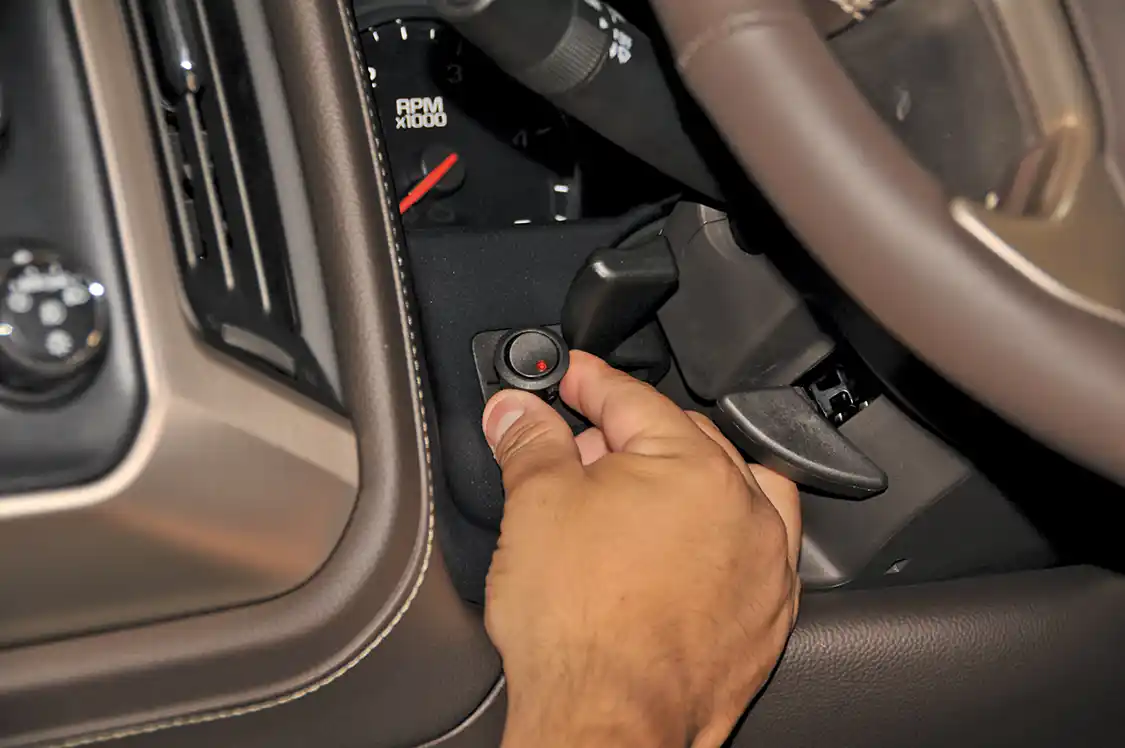 19. The location of the switch is up to personal choice, but a low part of the dash seems like a good spot.