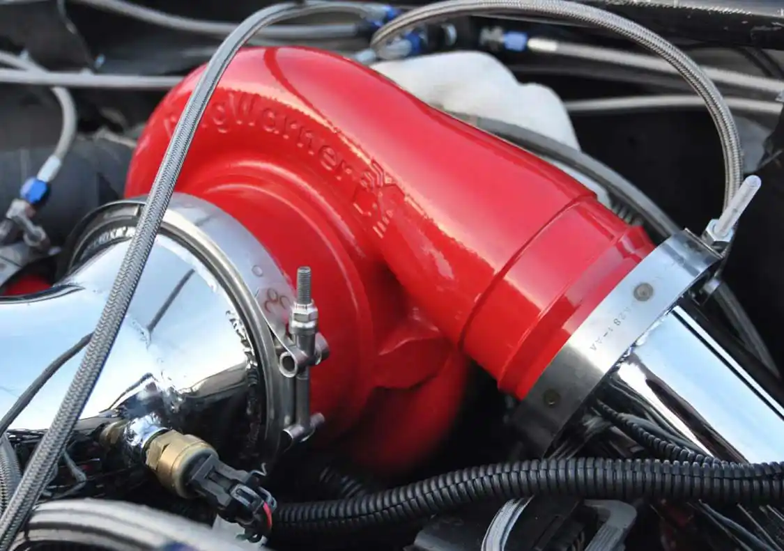 10. V-bands, or boots with straps on the intake piping, are an important part of a nitrous engine. A pipe that comes apart under boost can lead to just lots of fuel and nitrous without air in the cylinders, which will result in a nasty backfire.