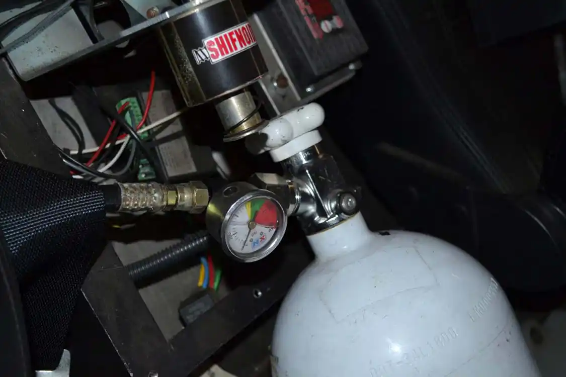 3. Bottle pressure is crucial when looking to extract every last bit of horsepower from a nitrous system: on a big kit, a drop in bottle pressure of just 100psi can equal a 50hp loss. Most racers try to keep pressure at about 950-1100psi with bottle heaters when it's cold out.