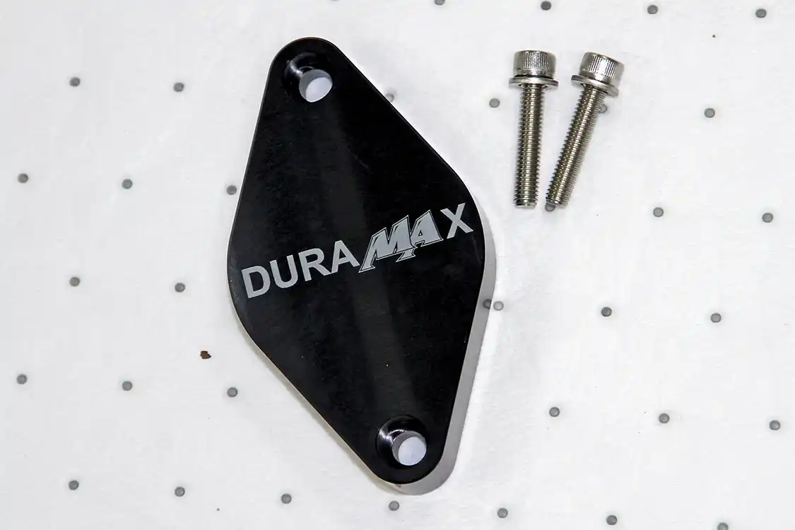2. The Turbo Resonator Delete Plate comes with the billet aluminum plate and stainless steel mounting hardware.