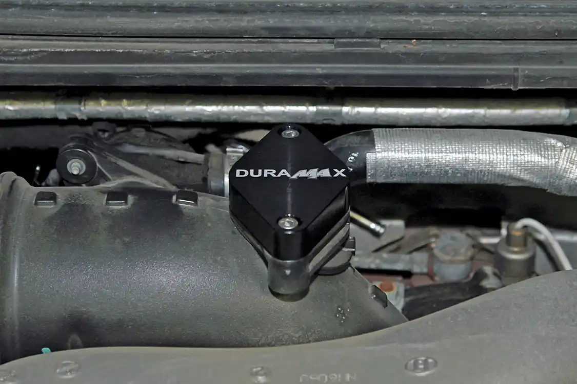 7. The billet aluminum with its black anodizing and laser etched logo looks much better than the cheap plastic turbo resonator it replaces. Getting a little bit more turbo sound is an added bonus.
