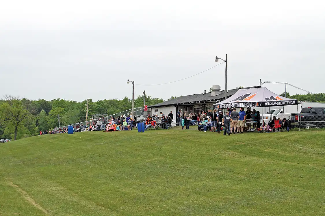 Despite the wet-weather forecast, a healthy crowd showed up to take in some great diesel sand drag racing.