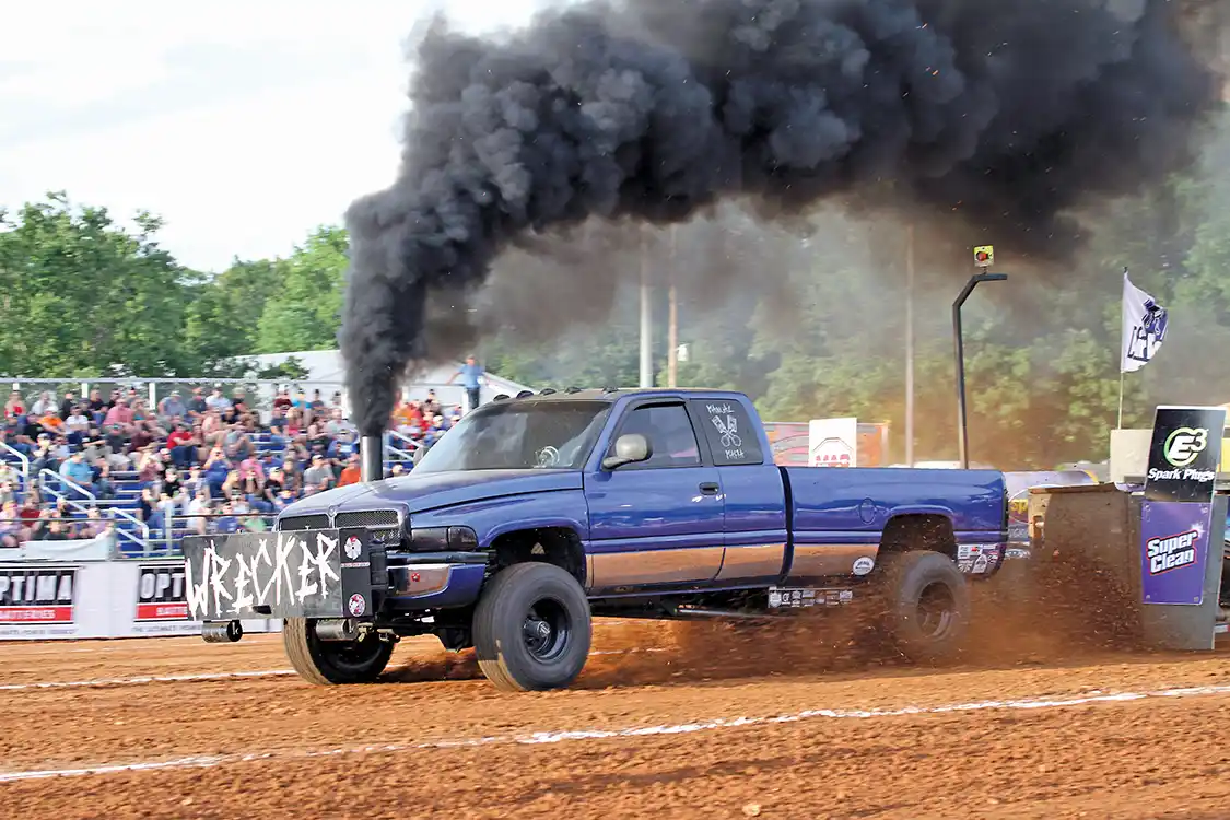Adam Hallien had his Dodge dialed in to the Franklin track, taking the 2.6 Class win both Friday and Saturday night.