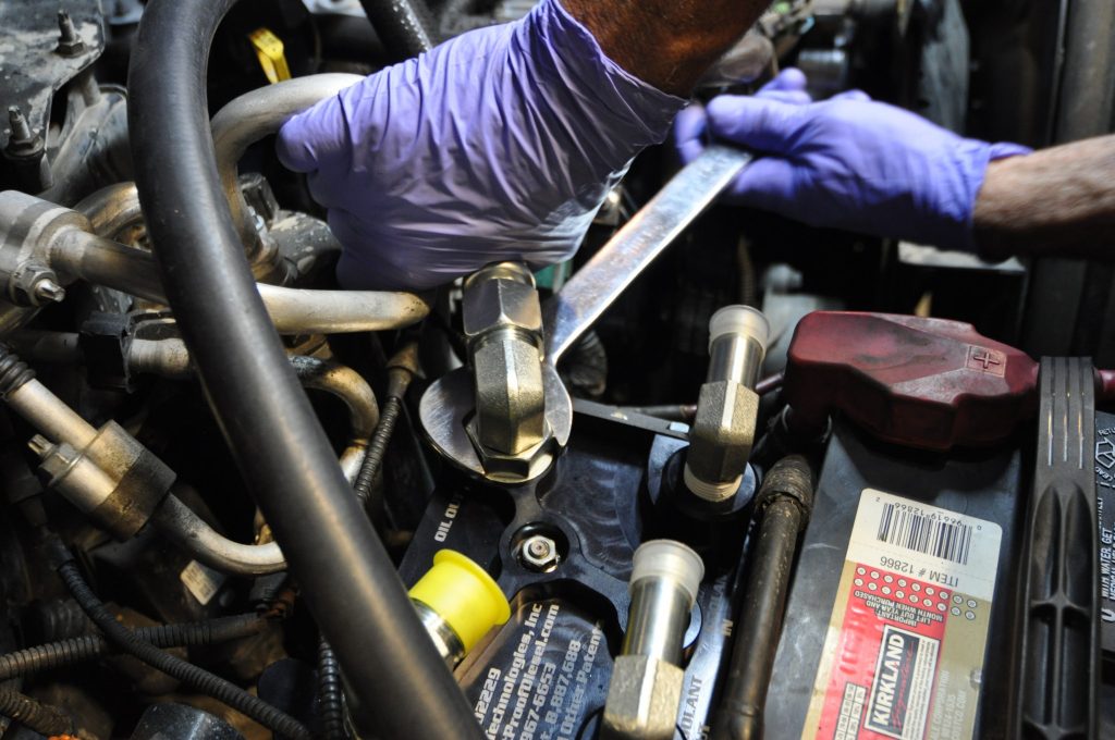 Bullet Proof Diesels Remote Mount 6.0L Power Stroke Oil Cooler