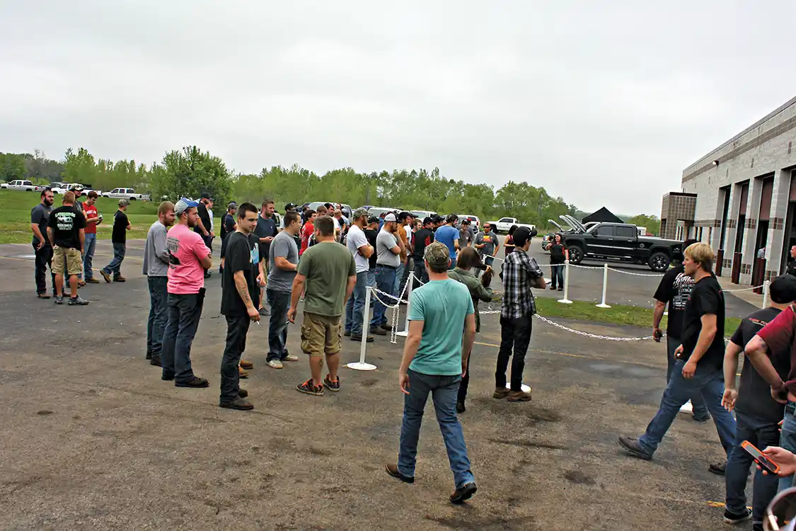 While some mid-morning rain showers and overcast skies rolled over Marengo, IL, during the event, it didn’t keep the spectators and competitors off the dyno. The crew from Calibrated Power put together a great event with plenty of their products and shop projects out on display.