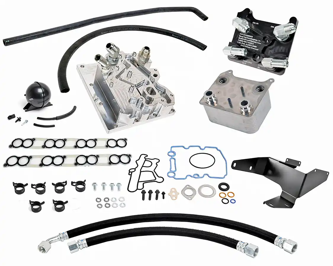 Remote Mount 6.0L Power Stroke Oil Cooler