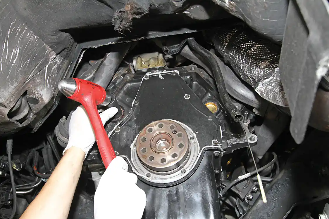 3. The 7.3L Power Stoke, like most engines, has freeze plugs at the back of the block. They should be inspected and replaced if needed. Brass is preferable to steel for the freeze plugs. They won’t rust out over time and hold better than steel, due to the greater differential in thermal expansion with the cast iron block. 