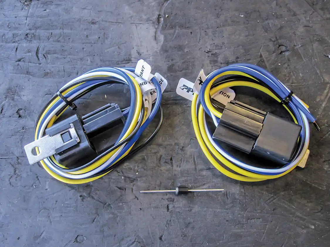 15. The PPE Dual Relay kit allows users to setup their Lift Pump so it only runs when the engine is on, not when the key is, which comes in handy when sitting in the truck listening to the radio with the engine turned off, but the key on.