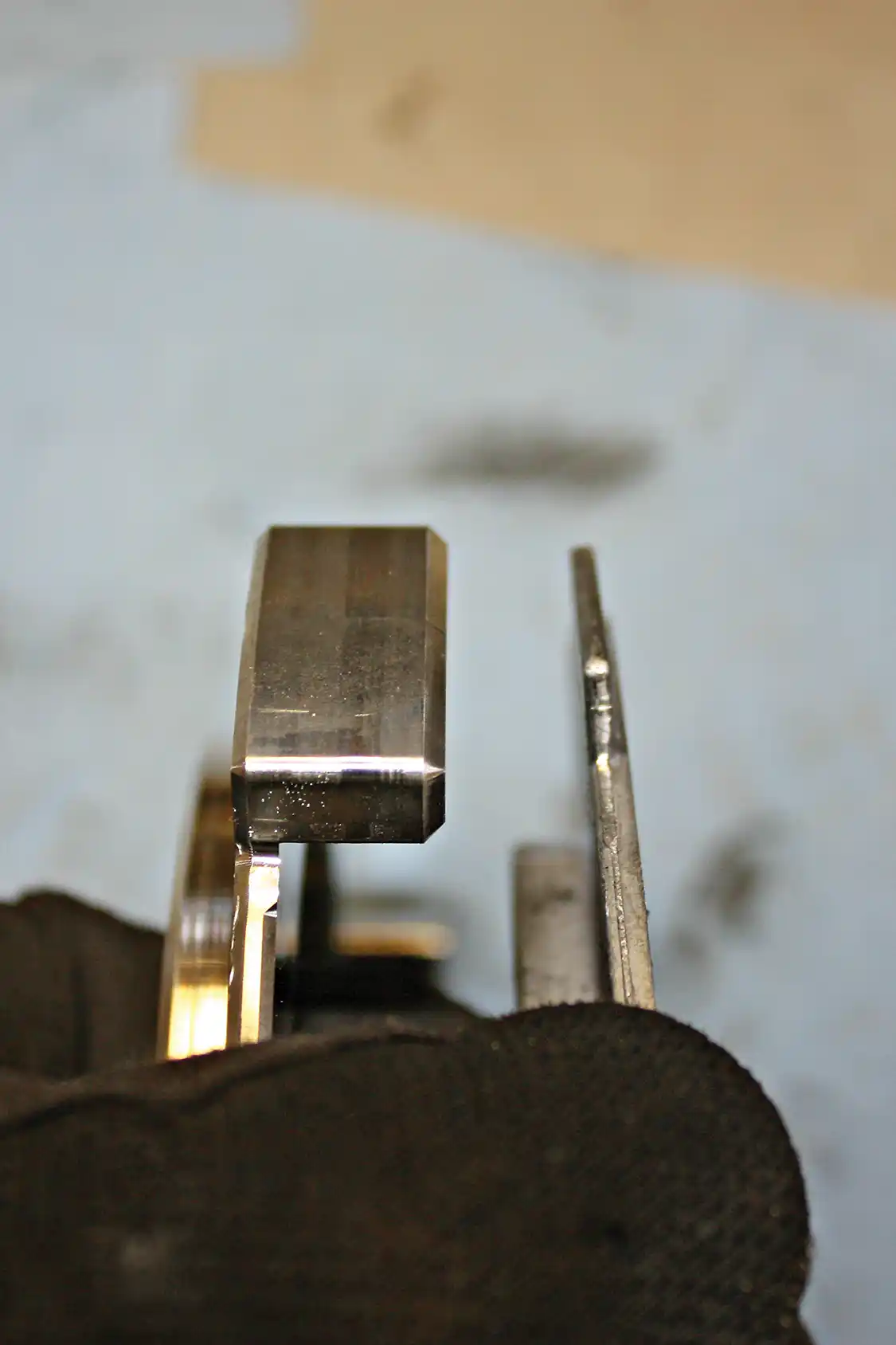 22. With the pump removed from the transfer case, you can finally get a good comparison between the thin stock piece (right) and the new PPE housing on the left. The new PPE unit has a much broader surface area to help distribute the load inside the housing so as not to wear through as the stock piece will.