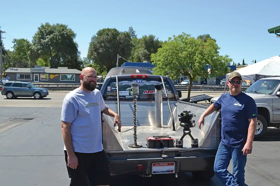On Sunday, the Jefferson State crew hit the dyno for some high horsepower action. As it turned out, Pat Liskey pretty much stole the show with his common-rail Dodge, which put out a tremendous 1,561 rear-wheel horsepower.