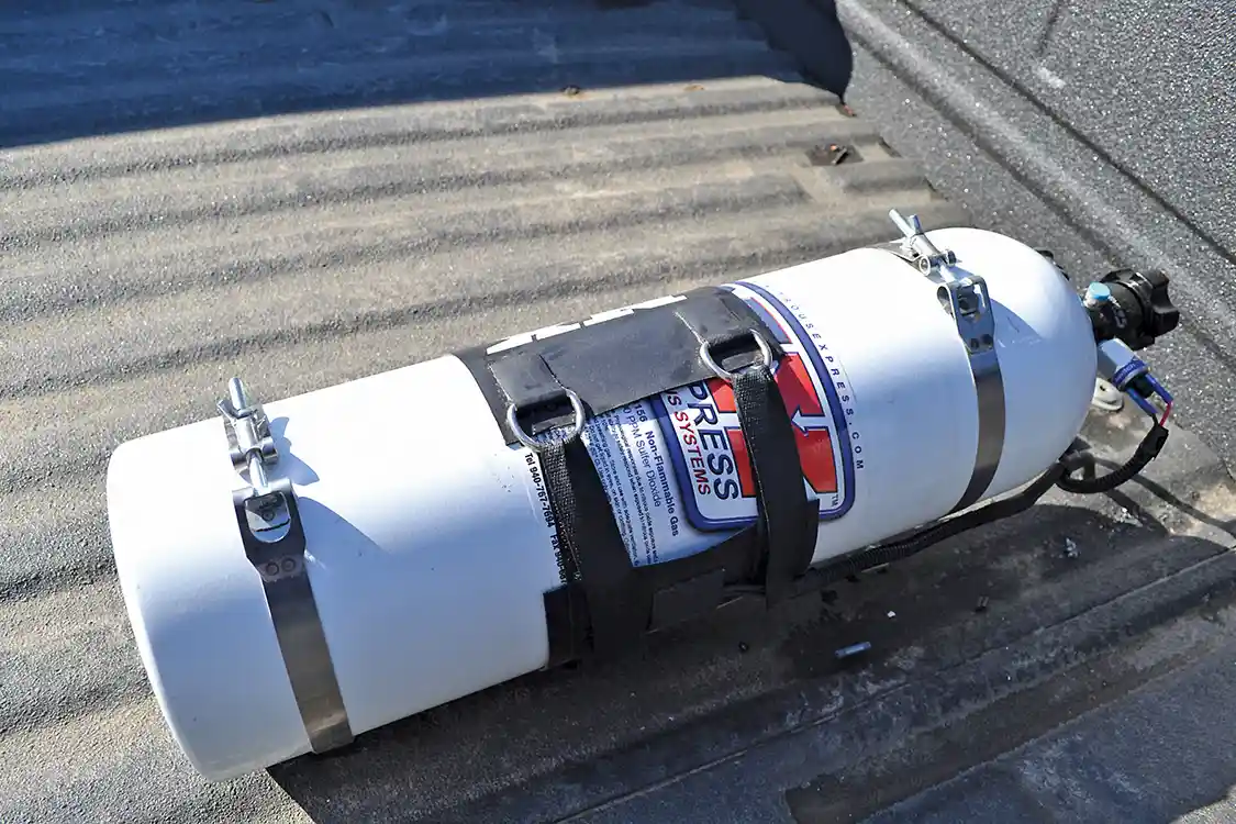 10. Nitrous can be particularly hard on a diesel engine. The immense heat it creates can be calmed down by water injection, and turbine damage can be avoided with a healthy dose of water in addition to the nitrous.