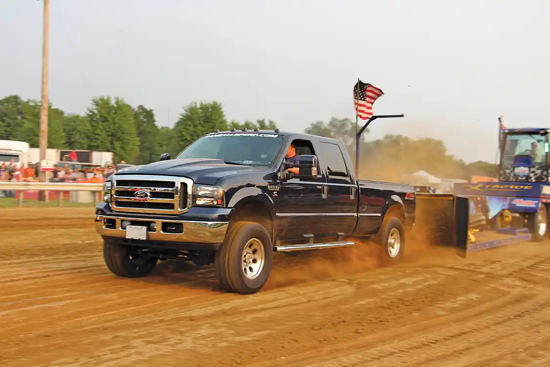 Putting his Cummins-powered Super Duty tow rig to work was Corey Finch. But although the ZF-6 shifted, 2005 <a href="https://www.ford.com/">Ford</a> sends a respectable 680 hp to the ground, a hurt dual disc clutch hampered his efforts to make it to the top in Open Street.