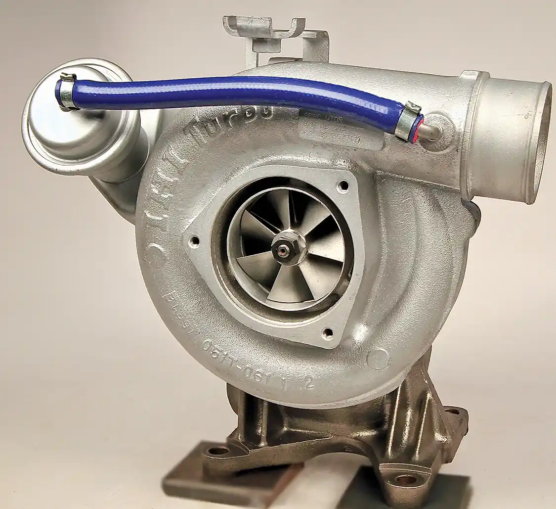1. The Stealth 64 LB7 Turbo from DuramaxTuner offers true drop-in, bolt-for-bolt installation for the 2001-2004 LB7 Duramax and will support over 600 hp while maintaining great daily driver and towing performance. The larger than stock 64mm compressor wheel inside the factory compressor cover offers phenomenal power and torque curves while keeping that stealth look under the hood—keeping the competition completely in the dark.