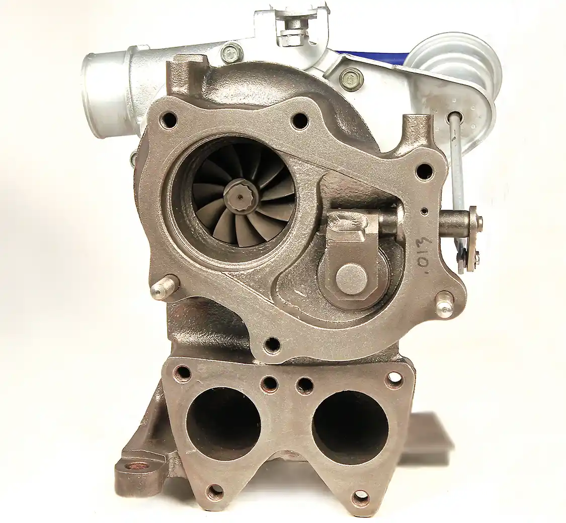 2. Built off of factory IHI turbocharger cores from the LB7 application, the used turbochargers are completely torn down, cleaned, bead blasted, machined, balanced and reconditioned to almost-new quality. All worn items are replaced, and some pieces are upgraded and modified to offer the best balance of power and drivability from a “stock appearing” turbocharger.