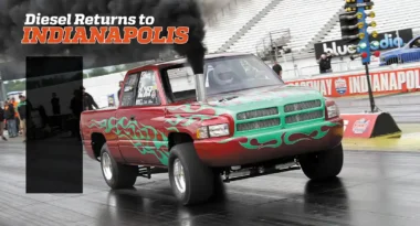 Seth Sullivan’s Dodge may not be the quickest truck out of the hole, but it back-halved like no other to take the win.