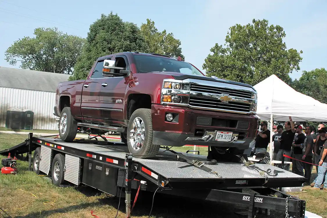 Donaren Agostied ran his 2015 Chevy on the DP-Tuner dyno Friday afternoon, making nearly 600 horsepower and more than 1,000 lb-ft. of torque.