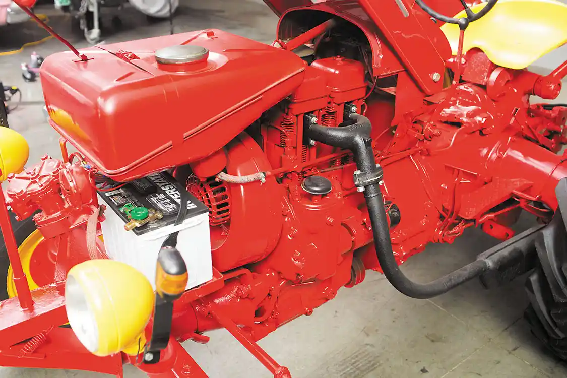 The Porsche air-cooled diesel was direct-injected and modular in design. Until a displacement increase in 1961, each cylinder displaced 50.15 cubic inches and the crankcase could be configured for one to four cylinders. Many parts interchanged between each engine. Each cylinder produced approximately 13 hp. Needless to say, <a href="https://www.bosch.us/">Bosch</a> supplied the PF pump and injectors.