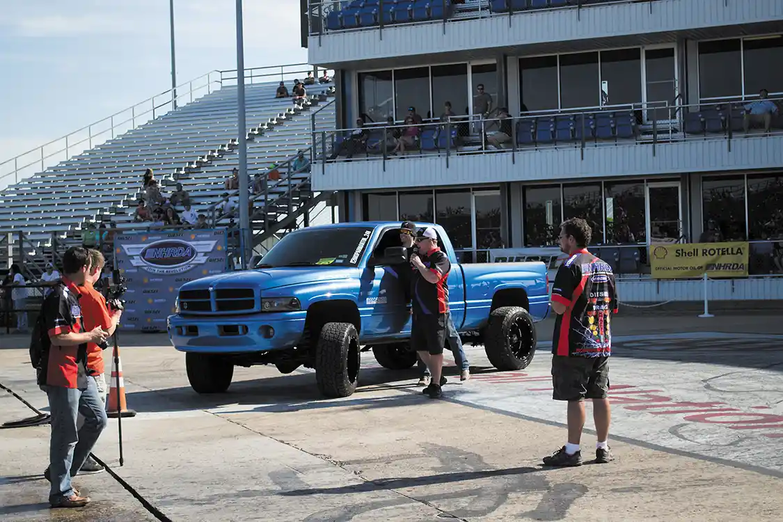 Martin James' impressively simple and sano '01 Dodge took the fan-voted win in the show n' shine class.