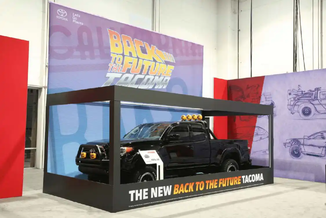 <a href="https://www.toyota.com/">Toyota</a>’s Back to the Future edition Tacoma. Not a diesel, but you know your childhood self is screaming “I want it!”